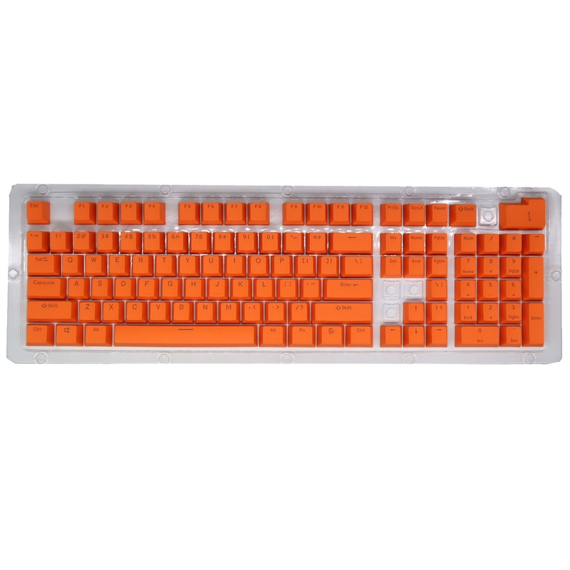 PBT Keycaps Ergonomic Design Oil Resistant Colorful 108 Key Video