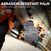 Vgo... Safety Work Gloves,Builder Gloves,Gardening Gloves,Light Duty Mechanic Gloves(NB7581,Gray,XL,1Pair)