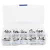 100Pcs Fishing Rod Guide Ring Set Ceramic Guide Eye Sets