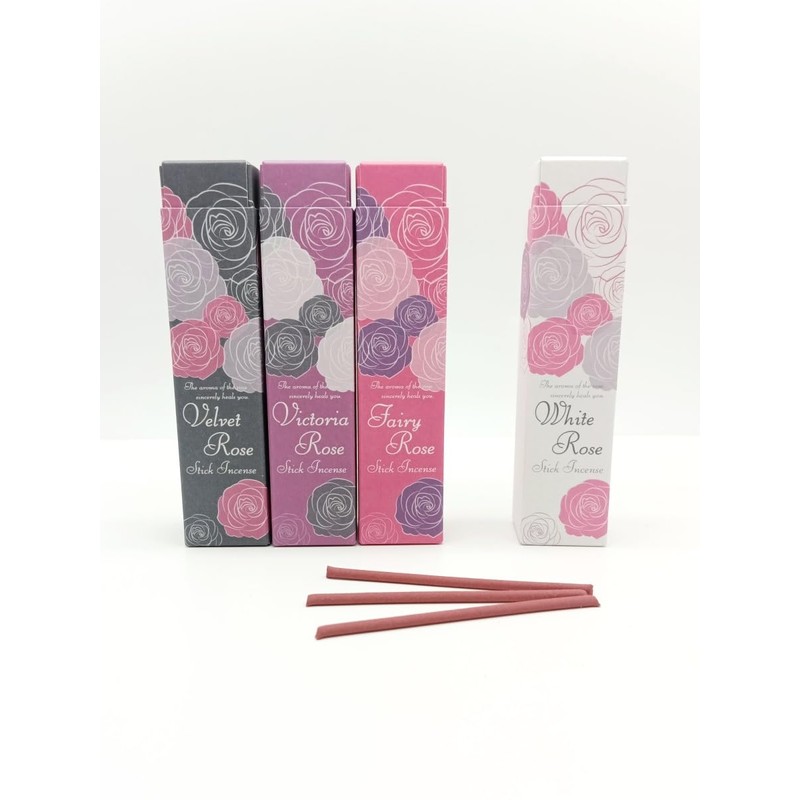 Rose Incense Stick Type Velvet Rose Scent 30 Pieces