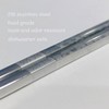 5 Pairs 316 Stainless Steel Metal Chopsticks - 9.5" Non-Slip