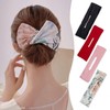 Serendi Hair Updo Bun Maker Band Black 4ea