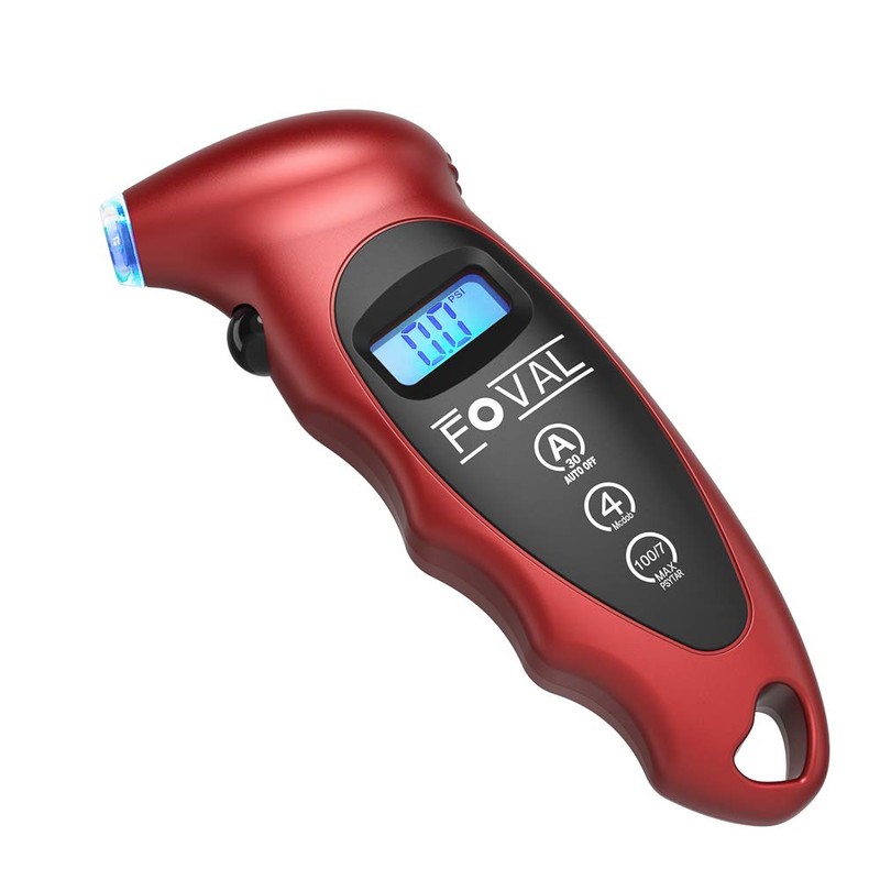 FOVAL Digital Tire Pressure Gauge 150 PSI for Car Truck