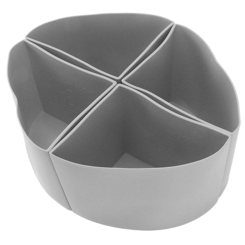 Slow Cooker Divider Liner 4 in 1 Silicone Reusable Leakproof