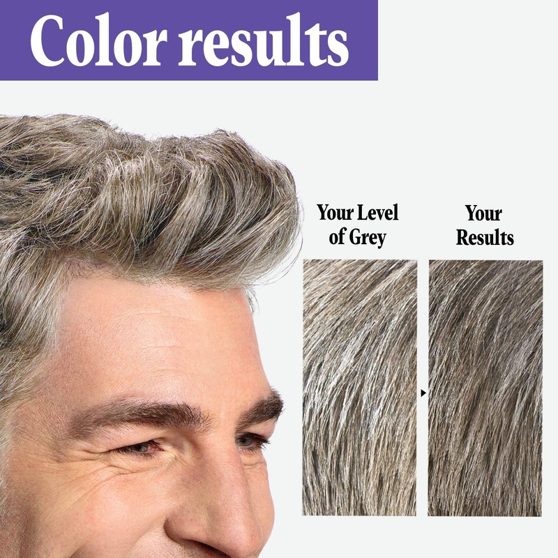 Touch of Gray Men's Hair Color, Light Brown (Pack of