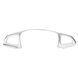 Marco de volante, cubierta decorativa para volante de coche, color plateado para E W213 C W205 GLC X253