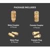 T TANYA HARDWARE Brass 1/4 Inch NPT High Flow Air