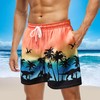 techcity Mens Swimming Trunks with Compression Liner Quick Dry Swim