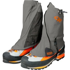 Outdoor Research Men's Endurance Gaiters, Pewter/Ember, Small/Medium