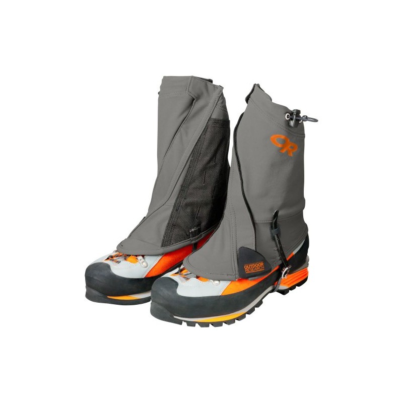 Outdoor Research Men's Endurance Gaiters, Pewter/Ember, Small/Medium