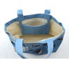 Friends Hill RW-254-138 Santa Nekoman Mini Tote, Blue