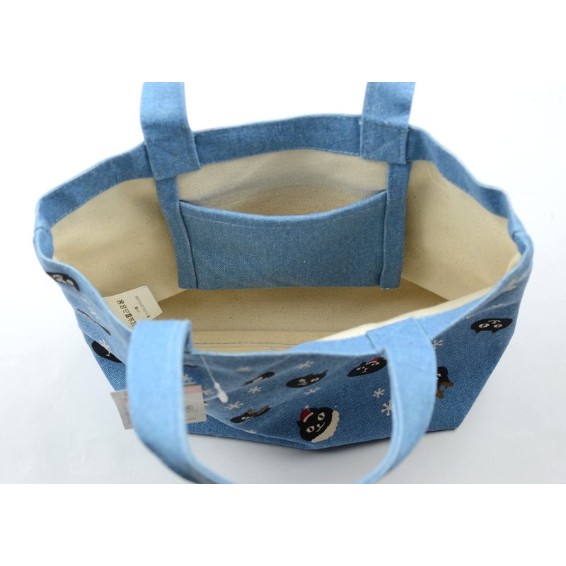 Friends Hill RW-254-138 Santa Nekoman Mini Tote, Blue
