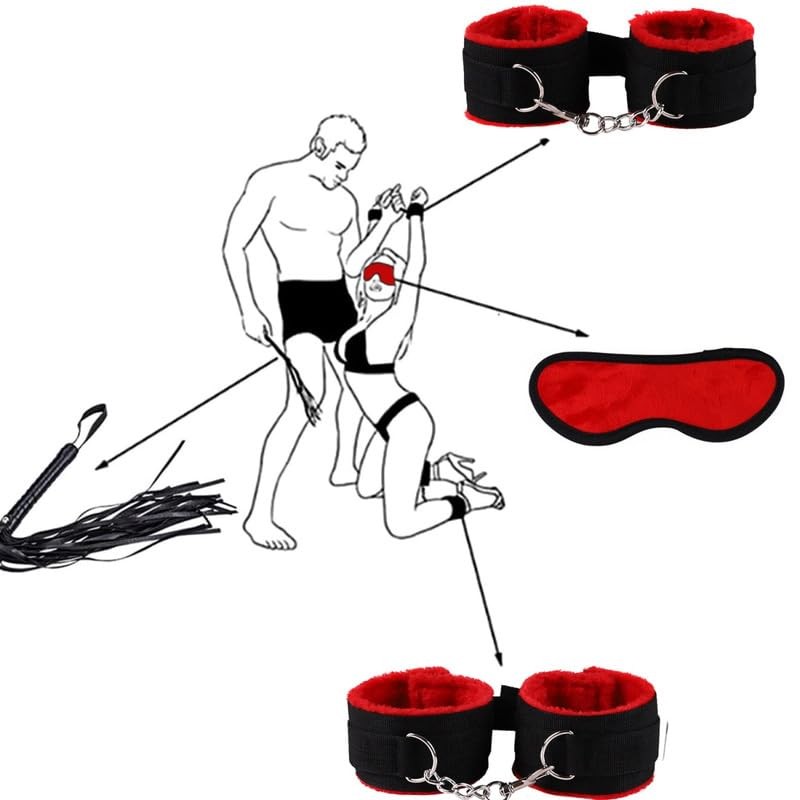 10-Piece Leather Couples Partner Yoga & Fitness Set – Complete