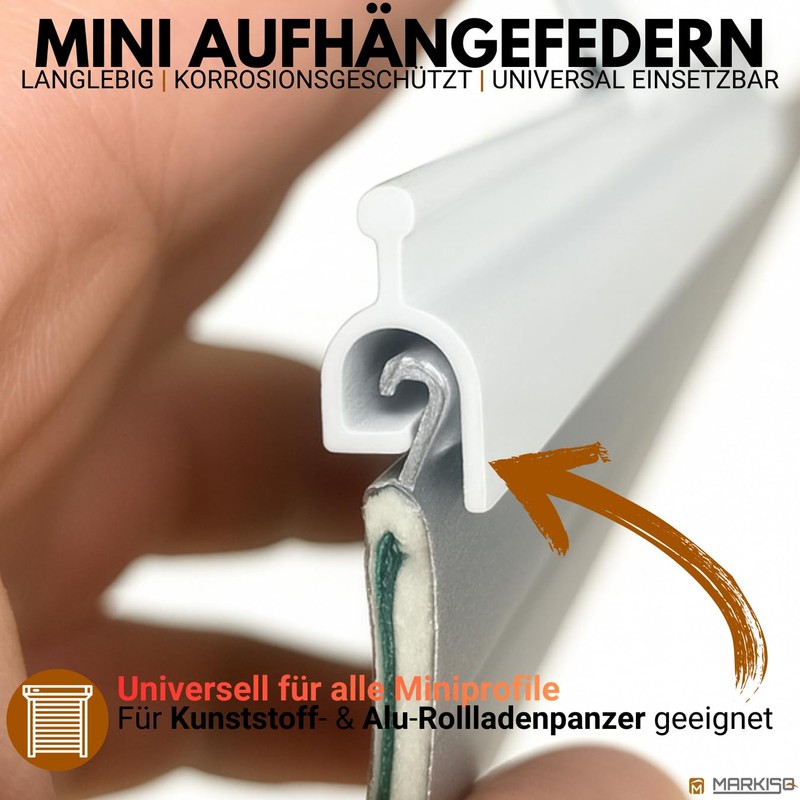 markiso | Roller shutter suspension spring locking spring steel spring