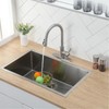 Kitchen Faucet with Pull Down Sprayer, Brushed Nickel Stainless Steel