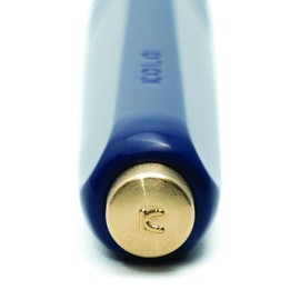 Kolo Tino Acrylic Ballpoint Pen, Retractable, Refillable Ink, Medium Point, Albert Blue