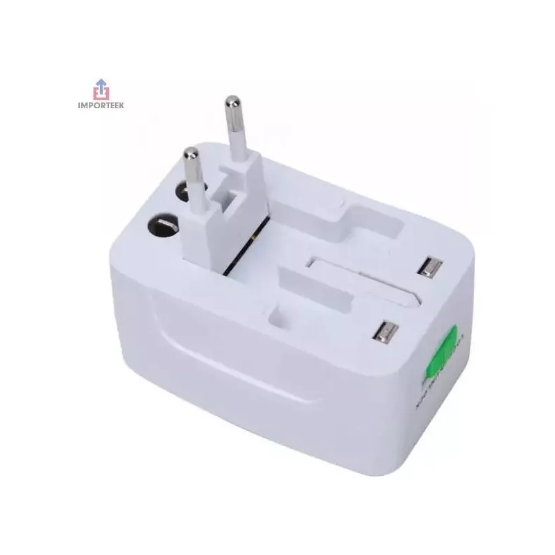 Importeek 5pz Adaptador Convertidor Clavija Corriente Universal Viaje