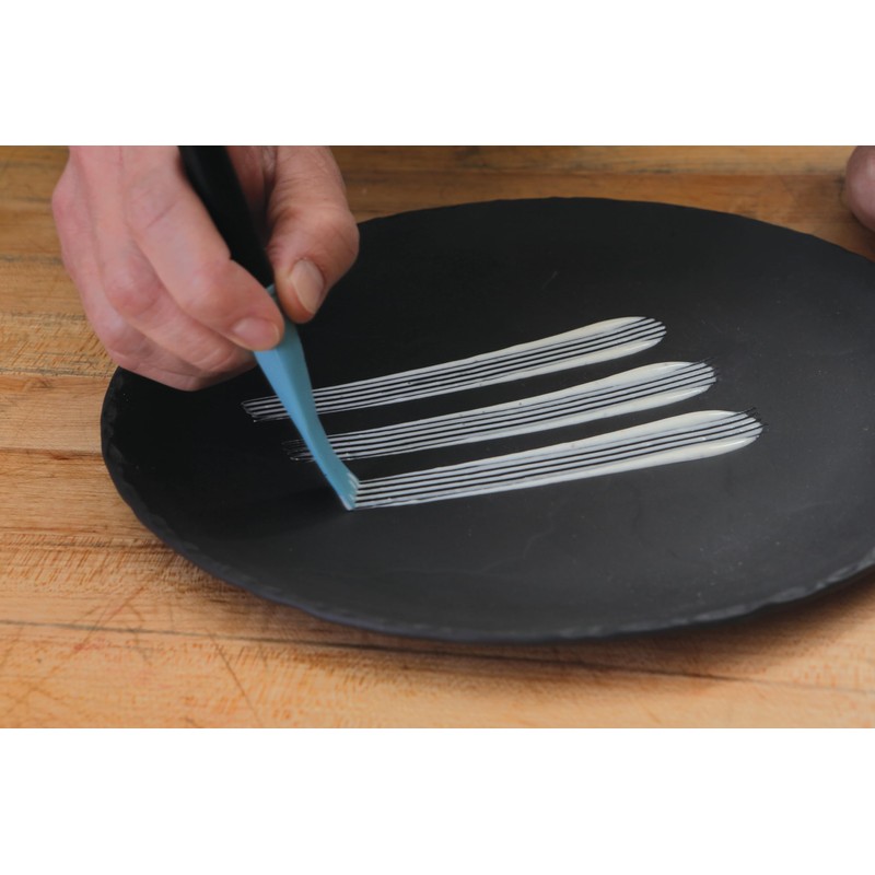 Mercer Culinary Silicone Plating Comb Brush