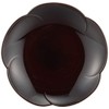 Mitani M17347-5 Yamanaka Lacquerware Medium Plate, Dark Brown, 5.9 inches