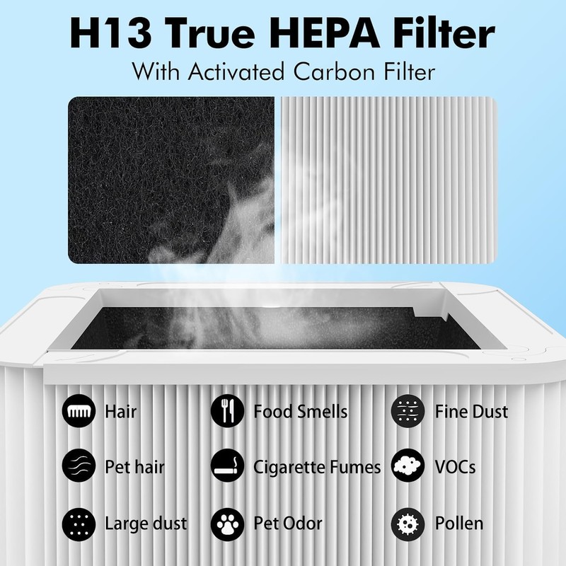 2 Pack 211+ Filter Replacement Compatible with 211+ Air Purifier,