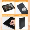 Pin Badge Display Box, 28*20cm Enamel Pins Display Frame Storage