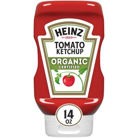 Heinz Organic Ketchup Inverted Bottle, 14 oz. (Tabletop condiments)