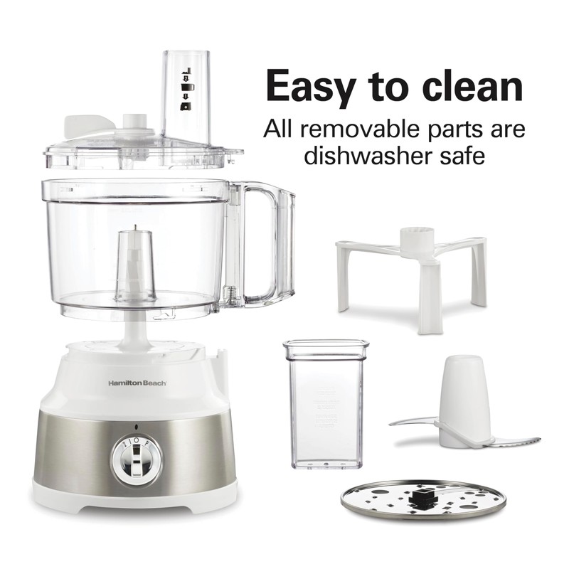 Hamilton Beach Food Processor & Vegetable Chopper for Slicing, Shredding,