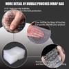 EVADOW 100Pack 15cmx20cm Bubble Out Bags Bubble Pouches Wrap Cushioning