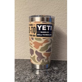 Yeti Brand New Yeti Rambler 20oz Tumbler - Limited Edition Tan Duck Camo