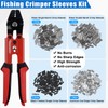 JSHANMEI Fishing Crimping Tool Heavy Duty Crimper Pliers with Crimp