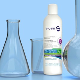 Mr. Fuss® Anti-Hornhaut, Anti-Zuwachs System - Nagelhautentferner Hornhautentferner - Lösung No. 4 - schnell erweichend - 250ml