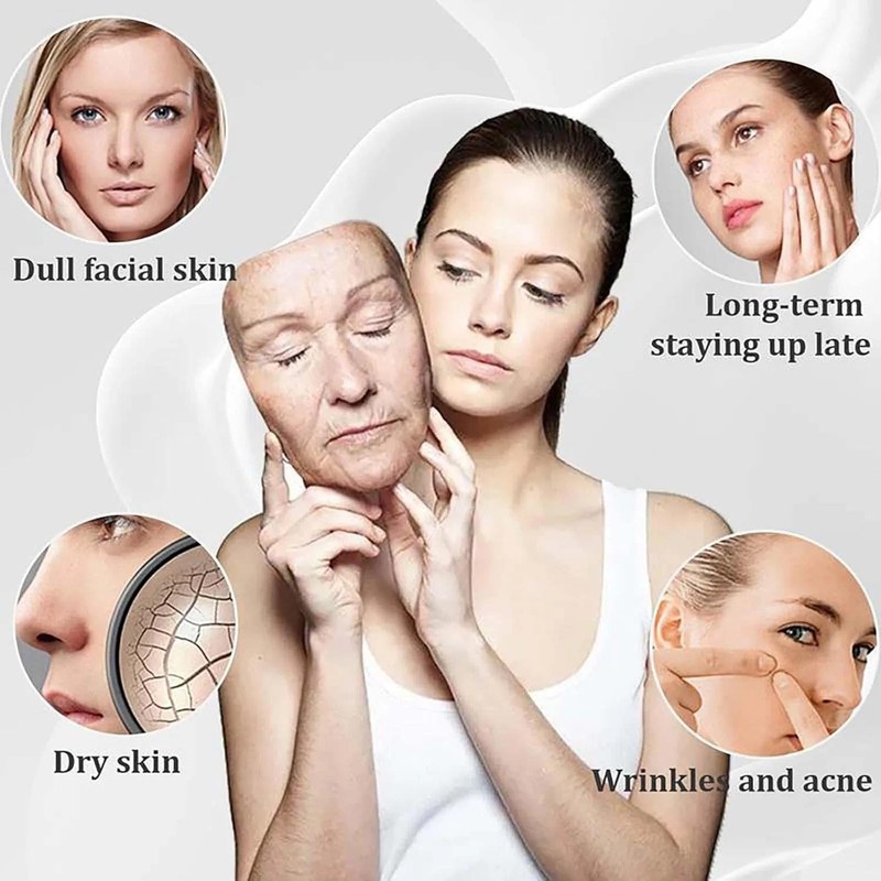 Anti Wrinkle Face Cream with 5% Acid, Collagen, 24hr Skincare,