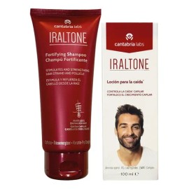 Kit Iraltone Shampoo Fortificante 200ml + Loción 100 Ml