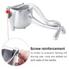 AIMALL Stainless Steel Manual Juicer, Multi-Function Fruit and Nut Squeezer,