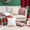 MIULEE Cushion Cover Christmas Wool Faux Fur Throw Pillow Case