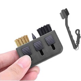 Golf Brush, Golf Cleaning Brush, GOLF Iron Brush, Cleaning Tool for GOLF, Convenient, 3 in 1, Double Sided Portable BRUSH, Lightweight, Multipurpose, Cleaning, Portable, Retractable Dust Groove