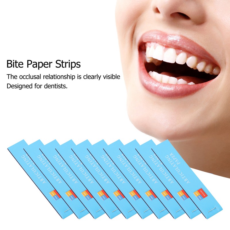 400pcs Blue Thin Dental Articulating Paper Double Side Bite Paper