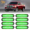 Emergency Strobe Grille Lights 8pcs 12 LED Sync Feature Ultra