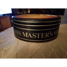 Victor, Bristol Ware Victor "His Master's Voice" Round Decorative Vintage Tin