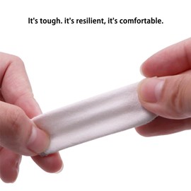 Cotton Finger Cots, 50 Pcs Cloth Finger Cots Finger Toe Sleeves Fingertips Protective Cover, White Finger Cots Finger Protectors, Thumb Protector for Finger Tips Comfortable and Breathable