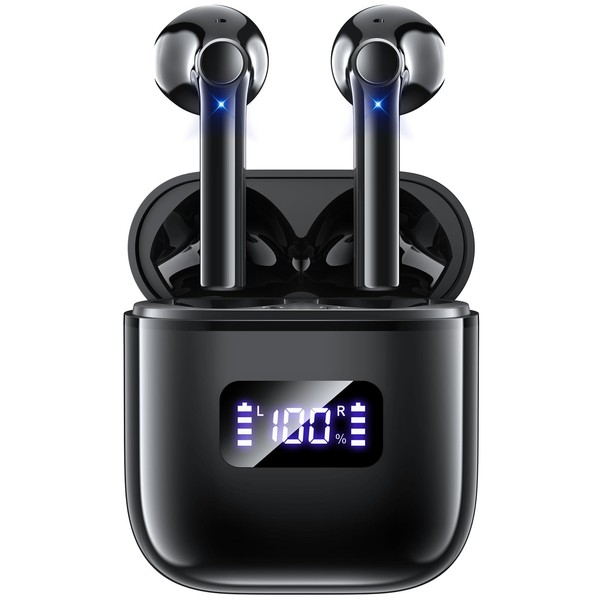 Wireless Earbuds - Bluetooth 5.3 Headphones with 4 ENC Noise