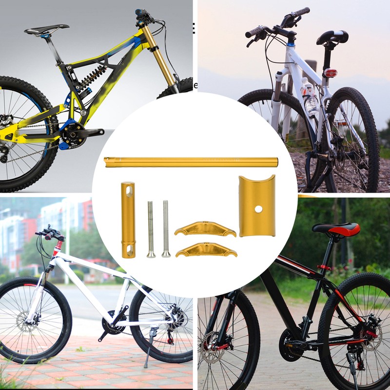 33.9x600 Mountain Bike Lengthen Saddle Seatpost Aluminium Alloy Folding Bicycle