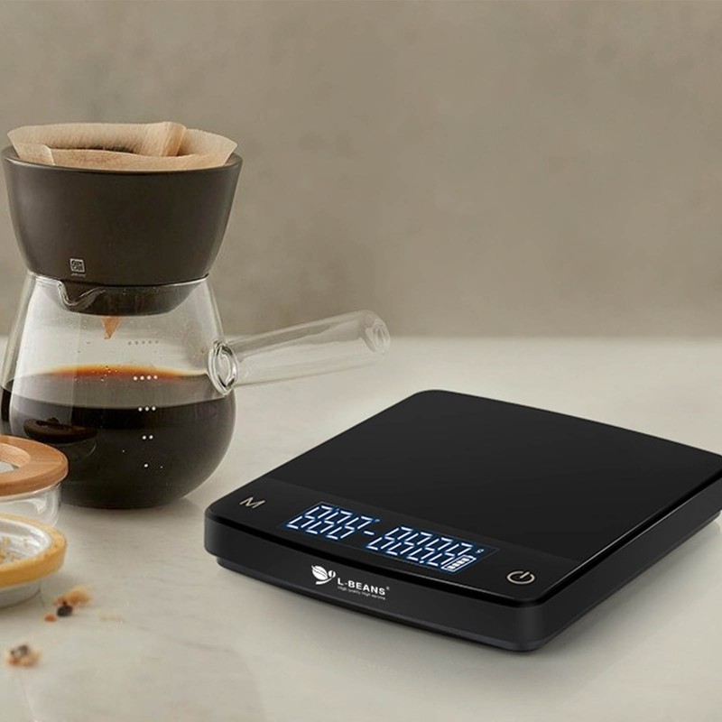 3kg Electronic Coffee Scale Digital Rechargeable Timing Coffee Scale with