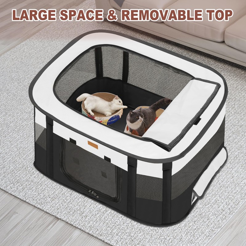 Dog Playpen - Foldable Cat Play Pens for Pubby, Kitten,