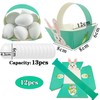BOOSHMall Pack of 12 Easter Baskets, Easter Basket Children, Easter
