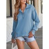 SHEWIN Womens Fall Fashion 2024 Casual Lightweight Sweatshirts Loose Long