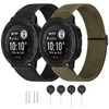 HQzon 22mm Elastic Nylon Band Compatible with Garmin Instinct 1/2/3