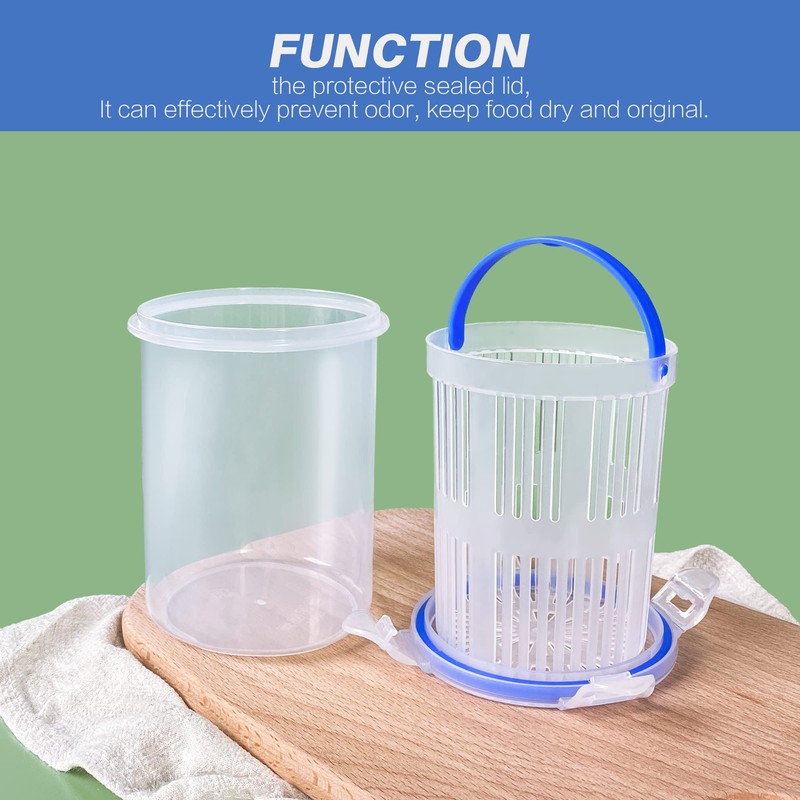 Pickle Jar 24oz 2Pack Pickle container with strainer Pickle Holder