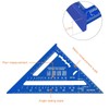 7 inch Carpenters Speed Square Metric,Roofing Rafter Square, Thickened Aluminum