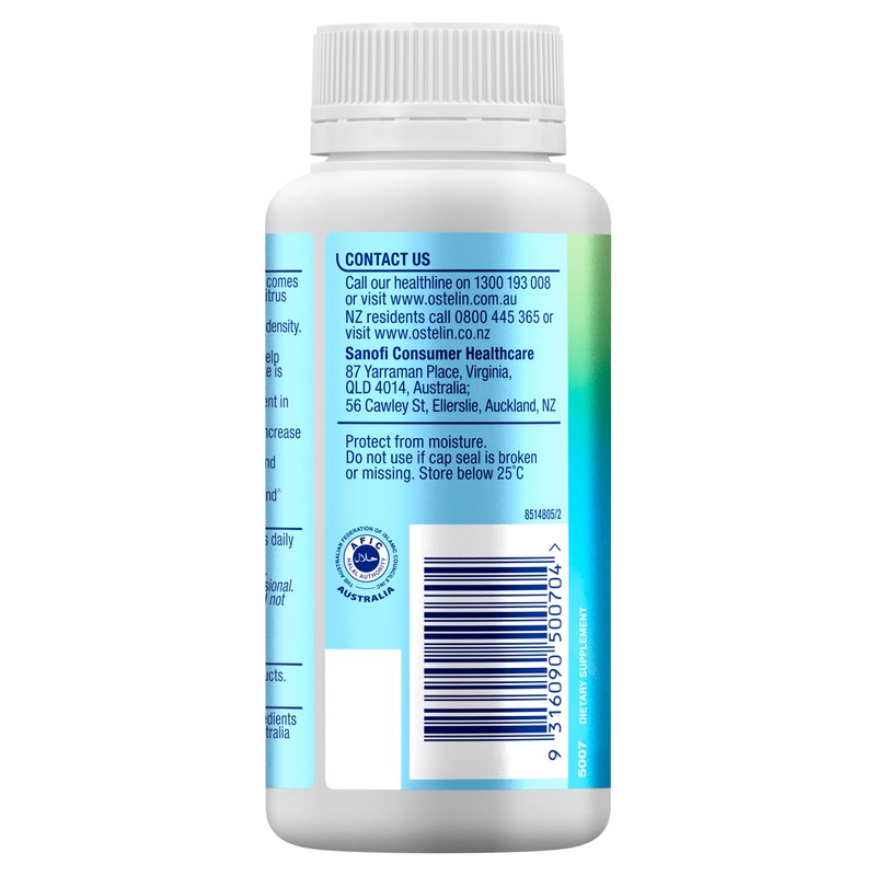 Ostelin Calcium & Vitamin D3 Chewable Tablets 60 - Supports